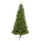 6.5ft. Pre-Lit Green Valley Fir Artificial Christmas Tree with Clear LED Lights